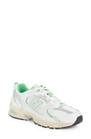 New Balance Gender Inclusive 530 Running Shoe In White/ Palm Leaf