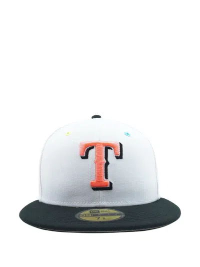 New Era 59fifty Texas Rangers Cap In White