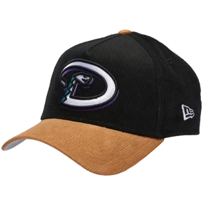 New Era Arizona Diamondbacks  Diamondbacks 940af Cord Cap In Black/tan