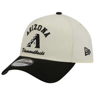 New Era Arizona Diamondbacks  Diamondbacks 9forty A-frame Upsd Arch Cap In White/black