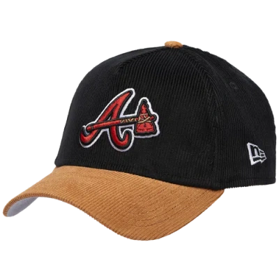 New Era Atlanta Braves  Braves 940af Cord Cap In Tan/black