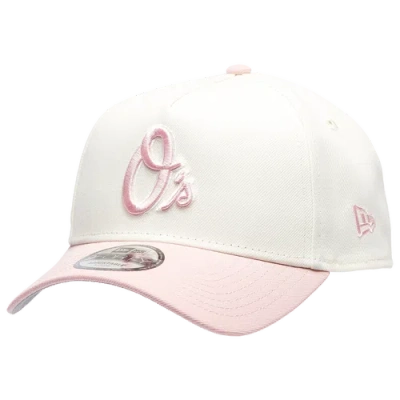 New Era Baltimore Orioles  Orioles 9forty A-frame Cap In Chrome/pink Rouge