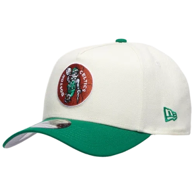 New Era Boston Celtics  Celtics 940 A Frame Hwc Cap In Chrome/kelly