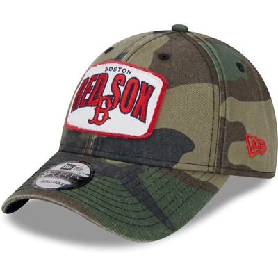 New Era Camo Boston Red Sox Gameday 9forty Adjustable Hat