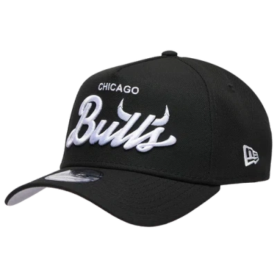 New Era Chicago Bulls  Bulls 940 A Frame Local Play Cap In Black/black
