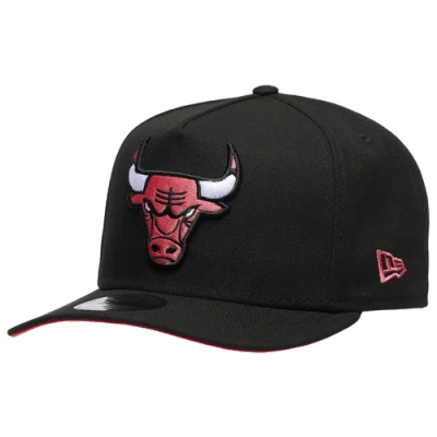 New Era Chicago Bulls  Bulls 950af Infrared Retro Cap In Black/red