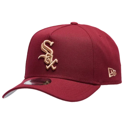 New Era Chicago White Sox  White Sox 940 A Frame Cardinal Cap In Red
