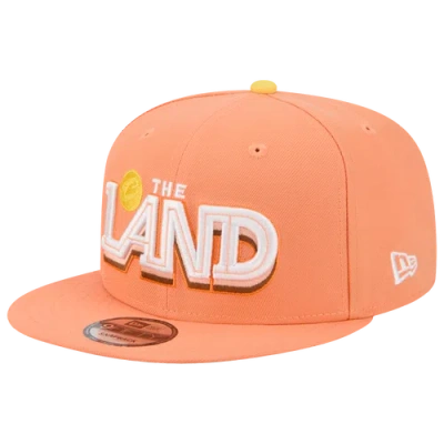 New Era Cleveland Cavaliers  Cavaliers City Edition 25 9fifty In Orange/orange