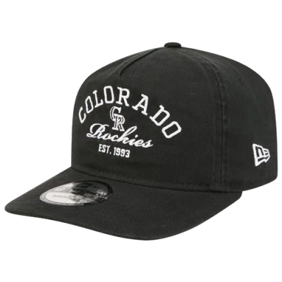 New Era Colorado Rockies  Rockies 19twenty Stacked Cap In Black