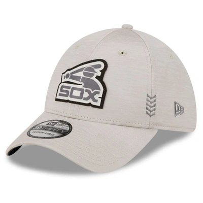 New Era Cream Chicago White Sox 2024 Clubhouse 39thirty Flex Fit Hat