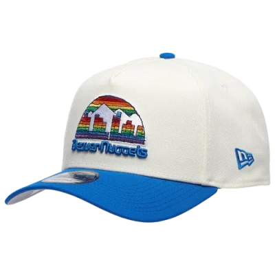 New Era Denver Nuggets  Nuggets 940 A Frame Hwc Cap In Blue/chrome