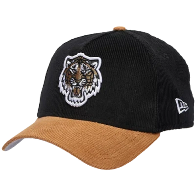 New Era Detroit Tigers  Tigers 940af Cord Cap In Black/tan