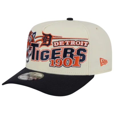 New Era Detroit Tigers  Tigers 9fifty A-frame Classic Cap In White/navy