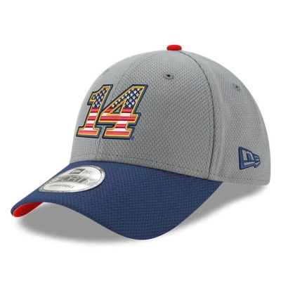 New Era Men's  Gray, Navy Chase Briscoe Salute 9forty Adjustable Hat In Gray,navy