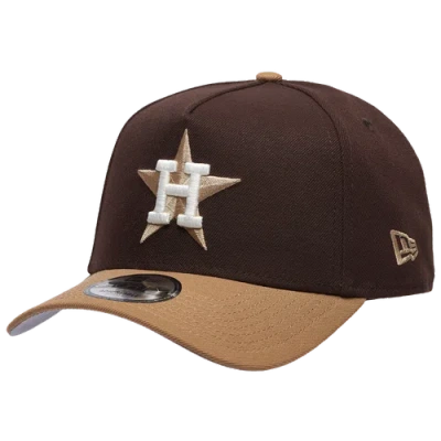 New Era Houston Astros  Astros 940af Cap In Brown/tan