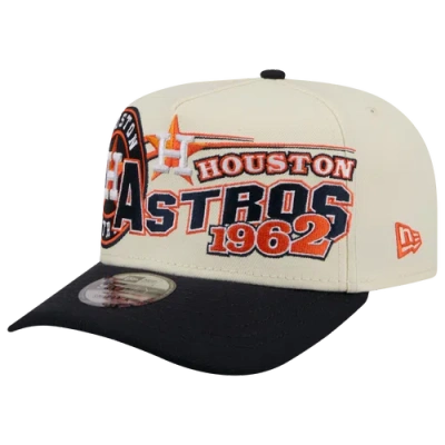 New Era Houston Astros  Astros 9fifty A-frame Classic Cap In White/navy