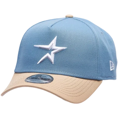 New Era Houston Astros  Astros 9forty A-frame Cap In Faded Blue/caramel