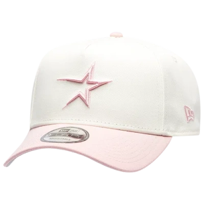 New Era Houston Astros  Astros 9forty A-frame Cap In Pink Rouge/chrome