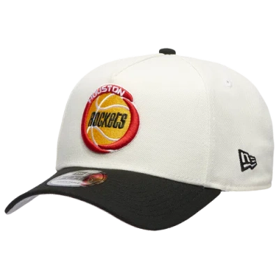 New Era Houston Rockets  Rockets 940 A Frame Hwc Cap In Black/chrome