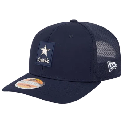 New Era Kids  Cowboys 2025 Nfl Sideline 9seventy Cap In Navy/white
