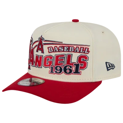 New Era Los Angeles Angels  Angels 9fifty A-frame Classic Cap In Red/white