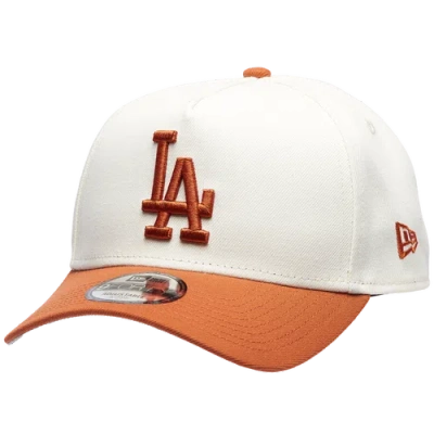 New Era Los Angeles Dodgers  Dodgers 940 A Frame Cap In White/orange