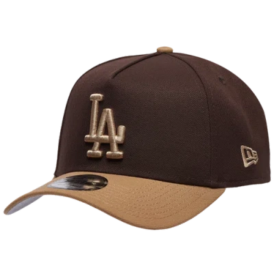 New Era Los Angeles Dodgers  Dodgers 940af Cap In Brown/tan