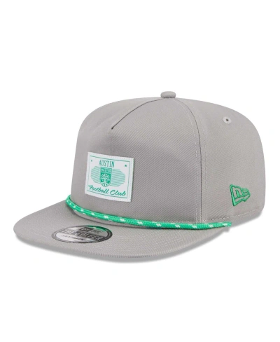 New Era Men's  Gray Austin Fc Established Patch 9forty A-frame Trucker Adjustable Hat