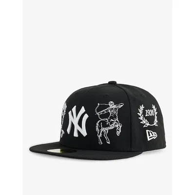 New Era Mens 59fifty Mlb Mythical New York Yankees Cotton Cap Black