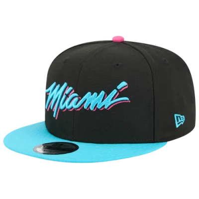 New Era Miami Heat  Heat City Edition 25 9fifty In Black/blue