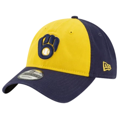 New Era Milwaukee Brewers  Brewers 59fifty Authentic Cap In Royal/gold
