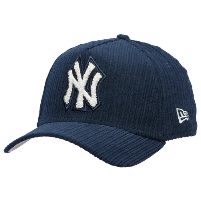 New Era New York Yankees  Yankees 940 A Frame Chenille Pop Cap In Navy/navy