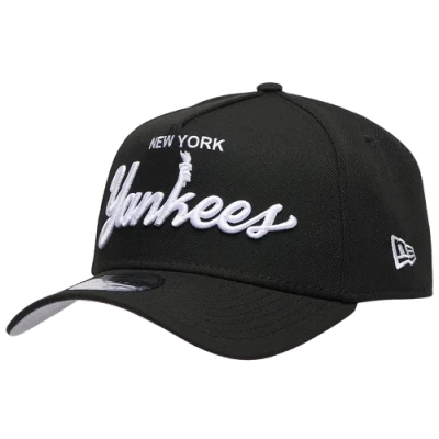New Era New York Yankees  Yankees 940 A Frame Local Play Cap In Black/black