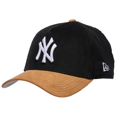 New Era New York Yankees  Yankees 940af Cord Cap In Black/tan