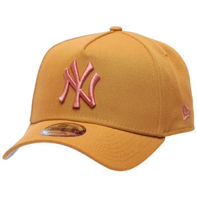 New Era New York Yankees  Yankees 9forty Pastel Cap In Tan/tan/pink