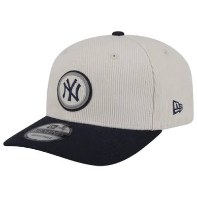New Era New York Yankees  Yankees 9seventy Cord Loyal Cap In White/navy