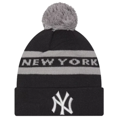 New Era New York Yankees  Yankees Wordmark 2t Pomknit In Navy/grey