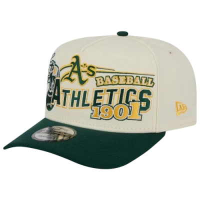 New Era Oakland Athletics  Athletics 9fifty A-frame Classic Cap In White/green