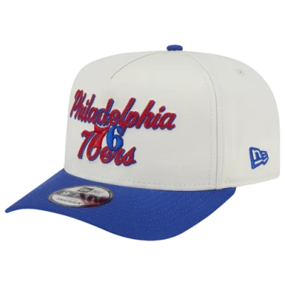New Era Philadelphia 76ers  76ers 9fifty Af Chainstitch 25232 In Tan/multi