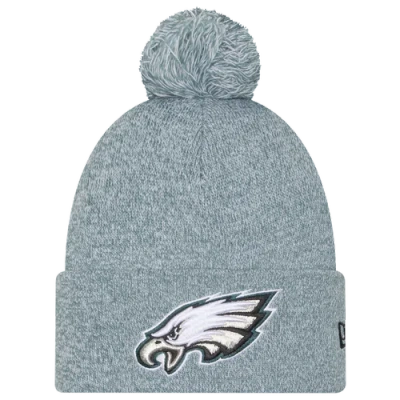 New Era Philadelphia Eagles  Eagles Marl Pom Knit In Green