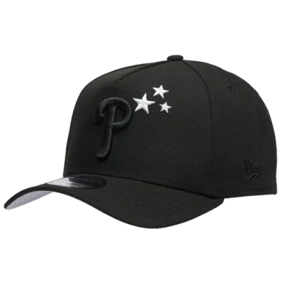 New Era Philadelphia Phillies  Phillies 940af Bob Star Cap In Black