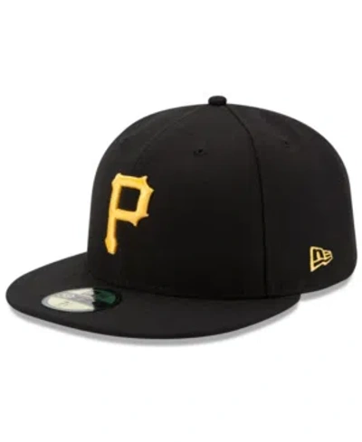 New Era Pittsburgh Pirates  Pirates 59fifty Authentic Cap In Black