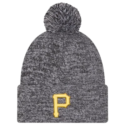 New Era Pittsburgh Pirates  Pirates Marl Pom Knit In Black