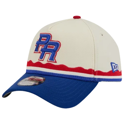 New Era Puerto Rico 940af Wbc Ribbon Cap In Blue/white