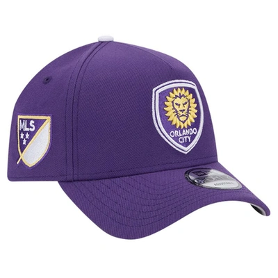 New Era Purple Orlando City Sc 2024 Kick Off Collection 9forty A-frame Adjustable Hat