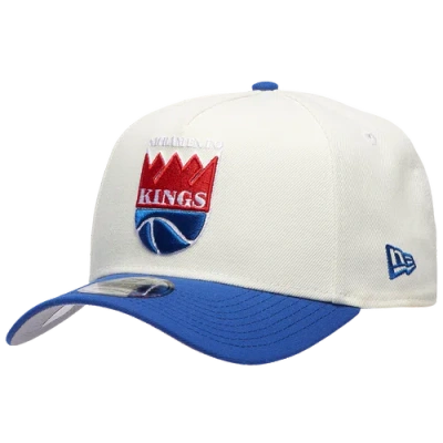 New Era Sacramento Kings  Kings 940 A Frame Hwc Cap In Chrome/blue
