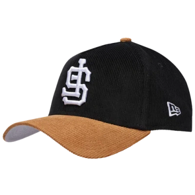 New Era San Francisco Giants  Giants 940af Cord Cap In Black/tan