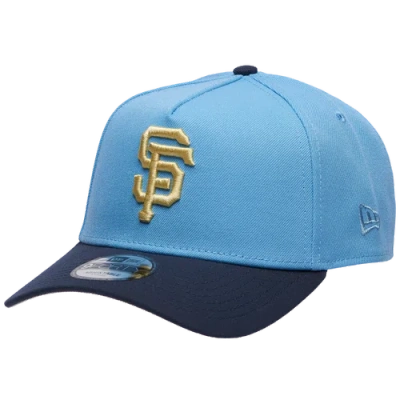 New Era San Francisco Giants  Giants 9forty A-frame Cap In Blue/navy/gold