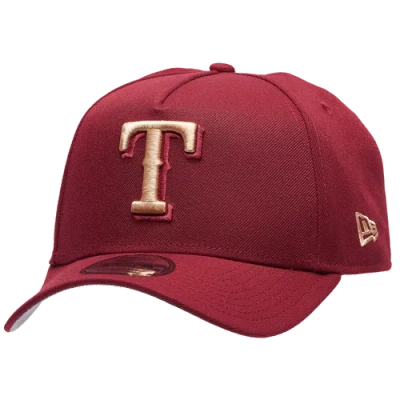 New Era Texas Rangers  Rangers 940 A Frame Cap In Red