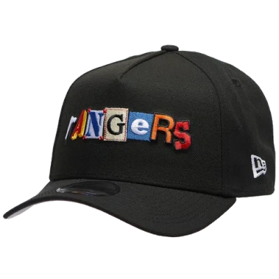 New Era Texas Rangers  Rangers 940 A Frame Ransom Cap In Black